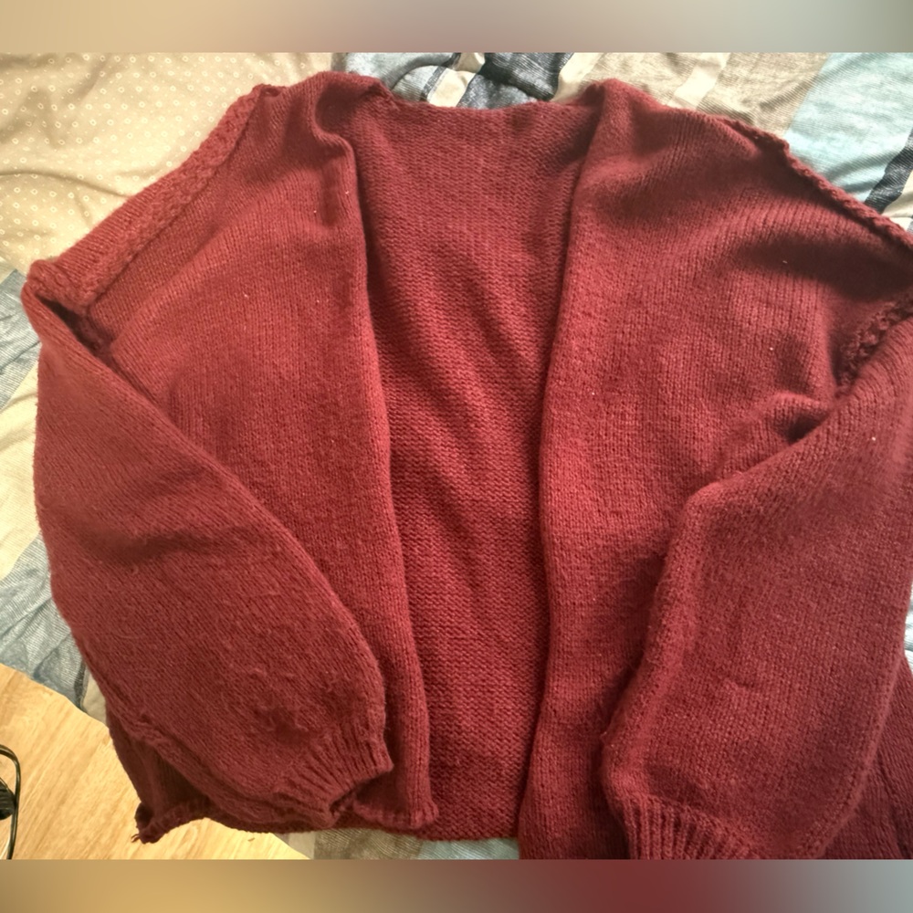 Elegant Maroon Women's Sweater